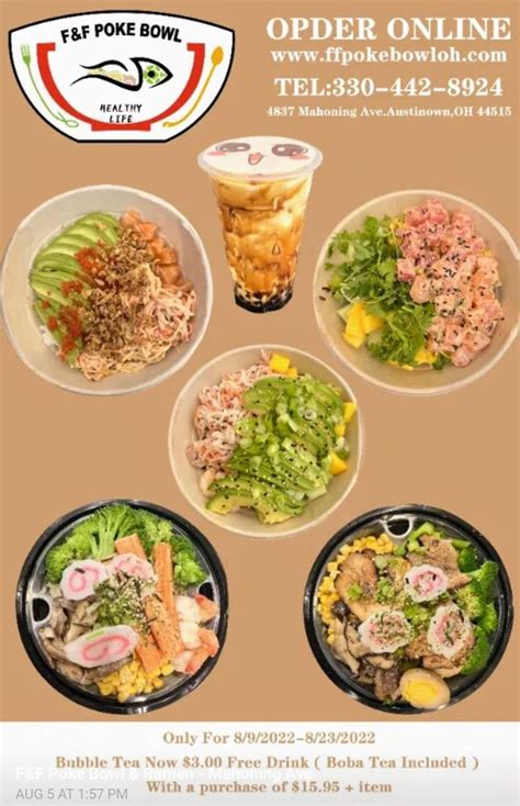 poke bowl austintown  They had so many fresh options to choose from poké bowls to byob (build your own bowl) to acaì bowls