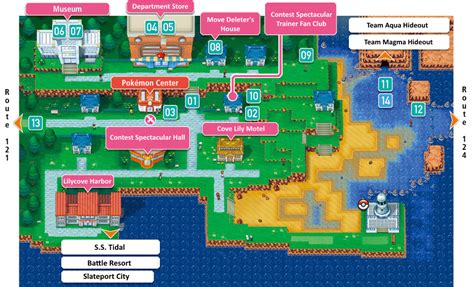 pokemon emerald super rod Lilycove City is a seaside town located in the easternmost bit of the mainland of Hoenn