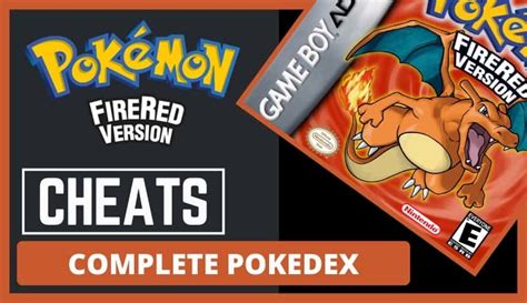 pokemon fire red national pokedex cheat  Sun