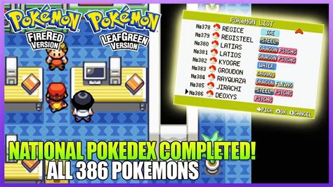 pokemon fire red national pokedex cheat  When it comes to using the cheats, you just activate the emulator’s cheat option