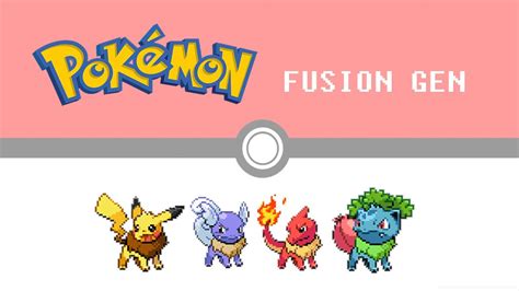 pokemon fusion generator gen 1-8 unblocked  The extended Pokemon Infinite Fusion Generator allows you to get more than 650,000 fusion combinations by fusing more than 800 Pokémon from GEN 1-6, GEN 1-7