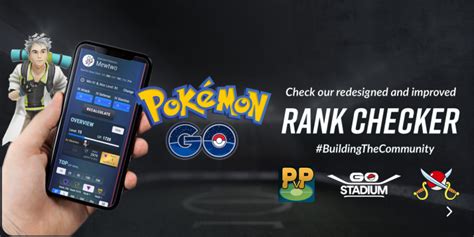 pokemon go stadium rank checker  I just started playing Pokémon Go in February of this year (2021)