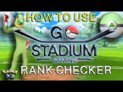 pokemon go stadium rank checker  Eevee), for which this may result in the UI momentarily becoming unresponsive