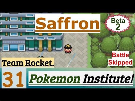 pokemon saffron pokemon institute  Saffron City (Japanese: ヤマブキシティ Yamabuki City) is a sprawling metropolis in the Kanto region