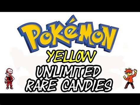 pokemon yellow rare candy cheat  Rare Candy x999