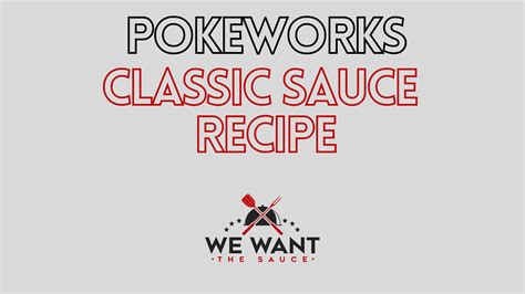 pokeworks classic sauce  500ml