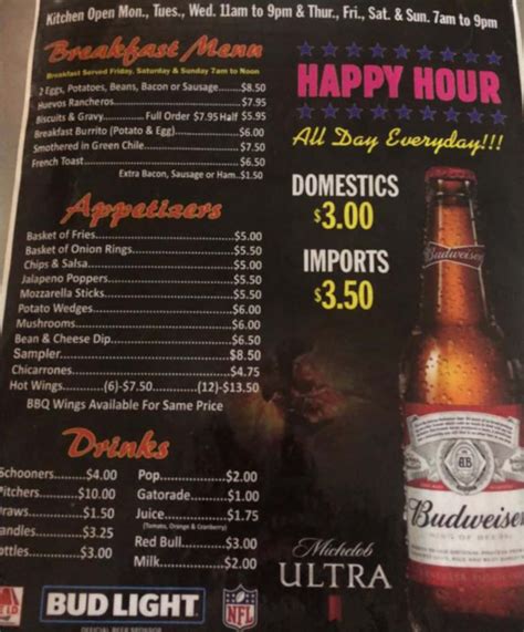 polito's beer barrel menu  1129 Spirits & Eatery