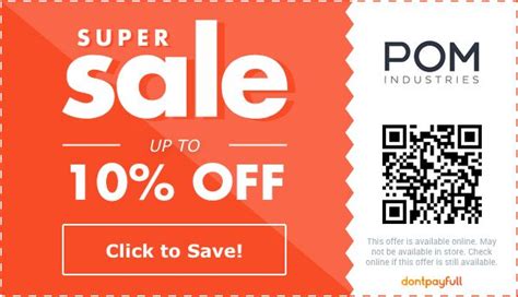 pom industries discount code com coupons and promo codes