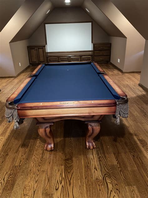 pool tables for sale oklahoma city  Includes set of pool balls, snooker balls, several cues, score board, racking triangles and pool table cover