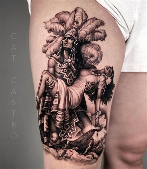 popocatépetl and iztaccíhuatl tattoo  The legend of El Popocatépetl and El Iztaccíhuatl dates back to the 14th century, when the Aztec Empire dominated the Valley of Mexico