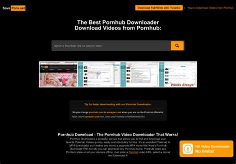 pornhubdownloader com and open a video you wants to download