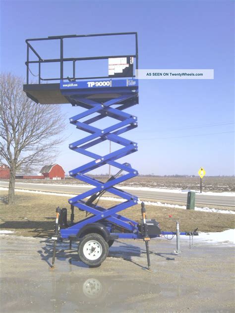 portable one man 20 ft boom lift  We also offer two types of JLG scissor lift rentals