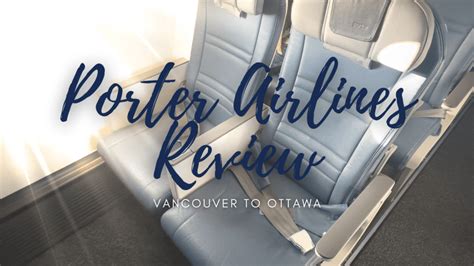 porter airlines review Review of Porter Airlines