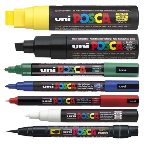 posca paint pens spotlight  Uni Posca Paint Marker PC-1M - White - Extra Fine Point