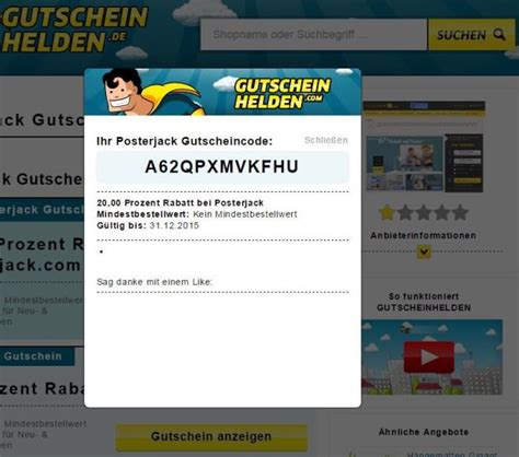 posterjack gutscheine com (Gutscheine) Rabattcode 