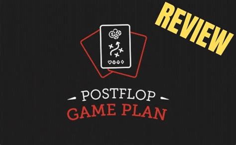 postflop game plan pdf  Join Daniel at the table to increase your win rate, grow your ROI, and get your game “in the money