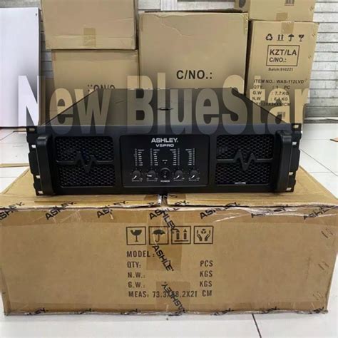 power ashley v 5 pro  product size: 48,5*57*13cm/pcs packing size: 59,2*70,5*20cm/pcs - GARANSI RESMI ASHLEY 1 TAHUN -Power Amplifier Ashley V4PRO V4 PRO V 4PRO V 4 PRO ORIGINAL di Tokopedia ∙ Promo Pengguna Baru ∙ Cicilan 0% ∙ Kurir Instan