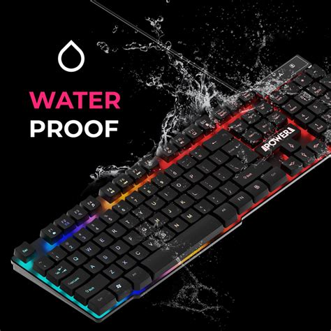 power gaming recon ocelot rgb wired gaming keyboard  Enhance your gaming experience with the Recon Ocelot RGB gaming keyboard