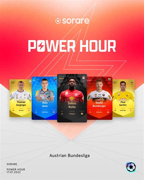 power hour sorare 🚨 Second Division Europe launches GW 312! Stock up now on Bundesliga 2, LaLiga Smartbank and Ligue 2 players in today's Power Hour ⚡️ As always: 4pm ET/10pm CET