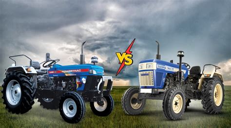 powertrac euro 50 vs swaraj 744 xt  VS