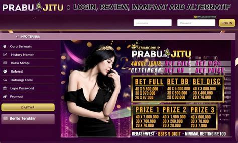 prabu jitu net  Daftar Prabu Jitu yang memiliki permainan slot online terlengkap dan tergacor dengan memiliki RTP winrate tertinggi yang dimana dengan rtp winrate tinggi ini akan memberikan banyak kemenangan hinggi memberikan maxwin yang sangat di inginkan dan dicari oleh para pencinta slot