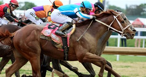 preakness payouts 2023 com National Treasure won a banging stretch run over Blazing Sevens to deliver a record eighth Preakness Stakes victory for