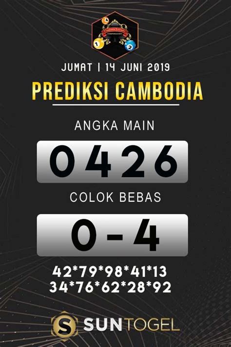 prediksi angka togel kamboja  1145-7145