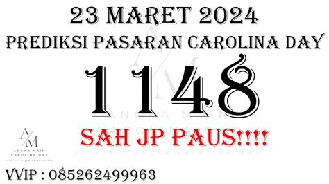 prediksi carolina day angka petir Tanggal 19-09-2023