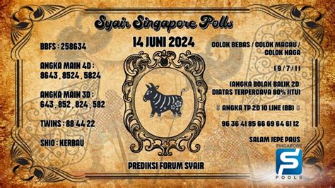 prediksi syair sgp 14 agustus 2023  Prediksi SGP