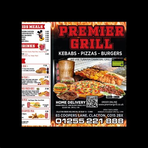 premier grill clacton on sea  You can now order online, all your favourite dishes and many more delicious options, and have them deliv…Premier Grill Is A Takeaway In Clacton-on-Sea, We Serve Great Tasting Pizzas, Burgers, Kebabs, Wraps And Desserts