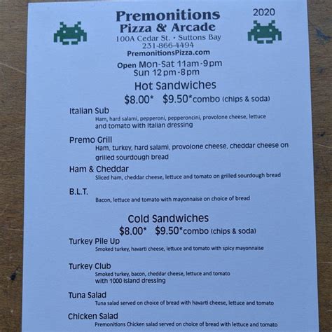 premonitions pizza and arcade  - See 12 traveler reviews, 61 candid photos, and great deals for Suttons Bay, MI, at Tripadvisor