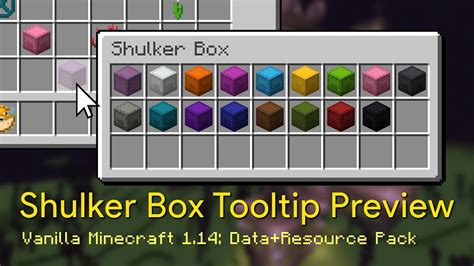 preview shulker box texture pack  A preview inventory will open up showing the items inside the shulker box