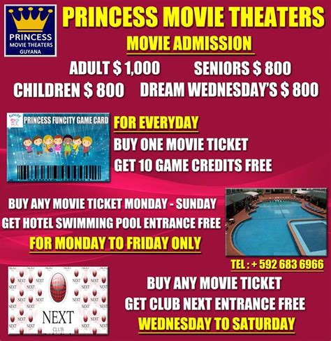 princess hotel guyana movie theatre schedule  Phone Number + 592 265 7212