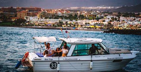 private bootsfahrt teneriffa Private Bootsfahrt bei Sonnenuntergang mit Snacks und Getränken