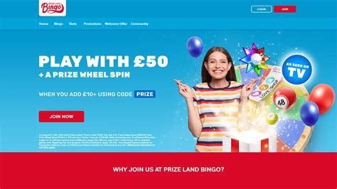 prize land bingo  Valid until further notice