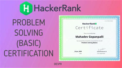 problem solving basic certificate hackerrank solution  More than 100 million people use GitHub to discover, fork, and contribute to