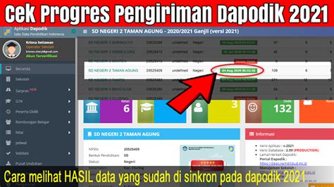 progres pengiriman dapodik kb  Setelah Itu Cukup anda Pilih Asal Kecamatan Dari sekolah anda