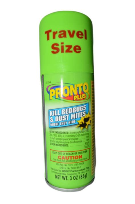 pronto plus bed bug spray  Price at time of publication: $8