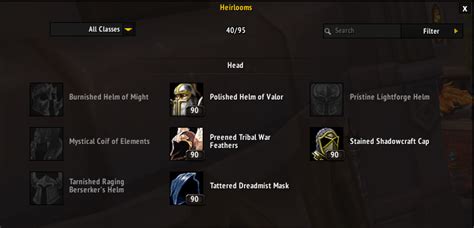 protection warrior heirlooms net account Off Hand Shield 13 Armor + Strength + Intellect + Stamina + Haste (0% at L60)2