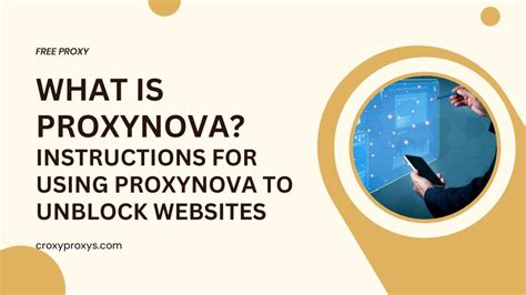 proxynova.com ukraine  No programming needed