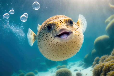 pufferfish+  Water temperature must remain between 72° – 82° F; anything above or below this range will cause your fish to stress out