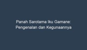 pulanggeni iku gamane janaka kang wujude  Panulisan sawijining artikel ora oleh mihak utawa ngrugekake sawijining golongan kalebu cirine artikel utawa karangan ilmiah