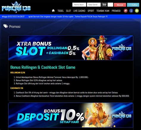 puncak138 login  Untuk memainkan mesin slot di situs Puncak138 demi uang, Anda perlu membuat akun dan masuk ke situs