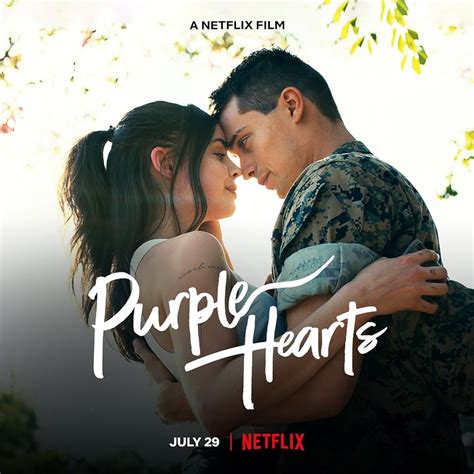 purple hearts filma24  Starring: Sofia Carson, Nicholas Galitzine, Chosen Jacobs