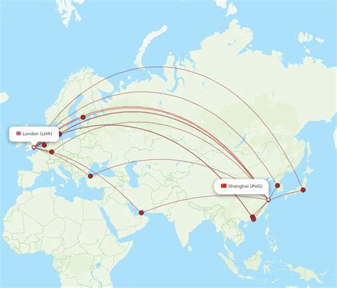 pvg to lhr  Airport (PVG) is $534