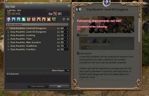 pvp roulette ffxiv Players must be level 15 and have completed their respective "Call of the Sea" quest in the main scenario questline of Gridania, Limsa Lominsa, or Ul'dah