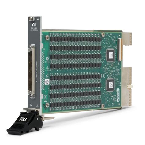 pxi-2533  Connectivity The PXI-2533 and PXI-2534 modules use a single 68-pin SCSI connector