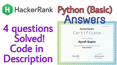 python basic certification hackerrank solution {"payload":{"allShortcutsEnabled":false,"fileTree":{"certificates/problem-solving-basic/balanced-system-files-partition":{"items":[{"name":"test-cases","path