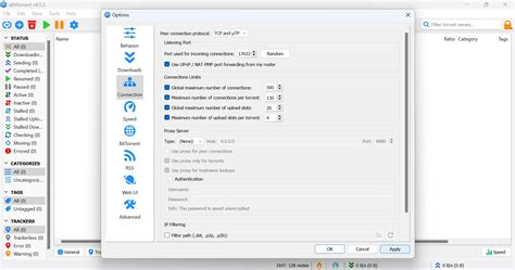 qbittorrent maximum number of connections If you just want to limit active amount of torrents then instead of using only queue you can try to limit max connections and qBittorrent will keep fastest downloads and uploads as active and will not exceed connection limits