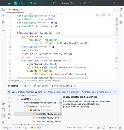 qodana  Now you can enable the Qodana build runner and add static analysis to your build chain, run advanced code inspections, find code duplicates, track code quality progress of your code